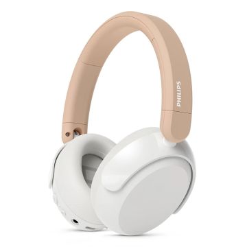 Philips 5000 series TAK5500AL/00 hoofdtelefoon/headset Bedraad en draadloos Hoofdband Oproepen/muziek Bluetooth Amber, Wit (4895229160354) thumbnail