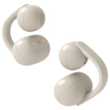 Sony Link Buds Clip Kabellose Open-Ear-Kopfhörer Greige (WFLC900C.CE7) thumbnail