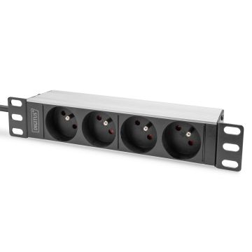 DIGITUS 4-Fach Steckdosenleiste 1HE PDU, mit Aluminiumprofil (DN-95418-S) thumbnail