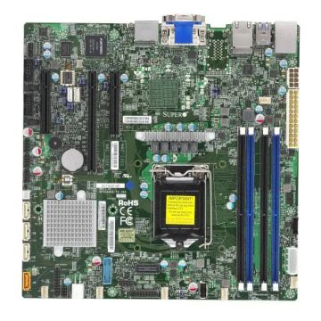 Super Micro Supermicro X11SCZ-F - Intel - LGA 1151 (Socket H4) - Intel® Celeron® - Intel® Core™ i3 - Intel® Pentium® - Intel® Xe (X11SCZ-F-B) thumbnail