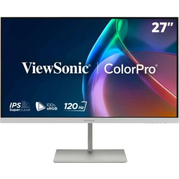 Viewsonic VP Series VP2766-2K-W computer monitor 68,6 cm (27") 2560 x 1440 Pixels Quad HD LED Wit, Zilver (VS20793) thumbnail
