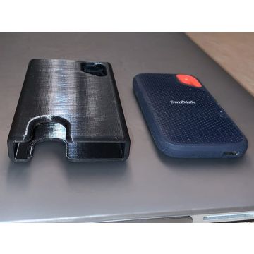 SanDisk Extreme Pro Portable SSD V2 1 TB USB-C 3.2 (20Gb/?s) externe SSD inklusive Schutztasche (SDSSDE81-1T00-G25+TASCHE) thumbnail