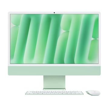 APPLE iMac Z1E4 59,62cm 23,5Zoll Standardglas M4 8C CPU/8C GPU/16C N.E. 16GB 256GB SSD Gbit Eth MM NumKey TID DE Grün (Z1E4-MWUE (Z1E4-MWUE3D/A-07A41Y) thumbnail