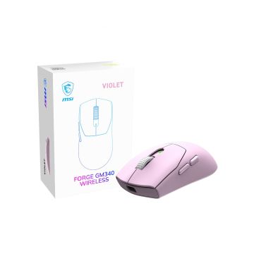 MSI Forge Gm340 Wireless Violet muis Gamen Ambidextrous RF-draadloos + Bluetooth Optisch 12000 DPI (S12-4301810-HH9) thumbnail
