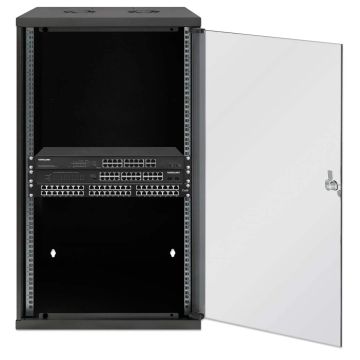 Intellinet 19" Wandkast Basic Line 20HE 400mm Zwart (716734) thumbnail