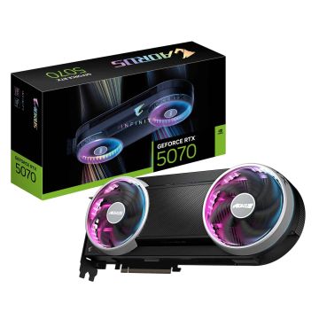 GIGABYTE AORUS GeForce RTX 5070 INFINITY 12G NVIDIA 12 GB GDDR7 (GV-N5070AORUS IF-12GD) thumbnail