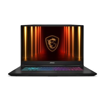 MSI Katana 17 HX B14WFK-279NL Intel® Core™ i7 i7-14650HX Laptop 43,9 cm (17.3") Full HD 16 GB DDR5-SDRAM 512 GB SSD NVIDIA GeForce RTX 5060 Wi-Fi 6E (802.11ax) Windows 11 Home Zwart (9S7-17L791-279) thumbnail