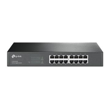 TP-Link TL-SG1016D(UN) netwerk-switch Unmanaged L2 Gigabit Ethernet (10/100/1000) Zwart (TL-SG1016D(UN)) thumbnail