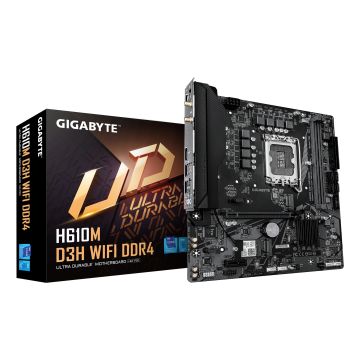 GIGABYTE H610M D3H WIFI DDR4 moederbord Intel H610 LGA 1700 micro ATX (H610M D3H WIFI DDR4) thumbnail