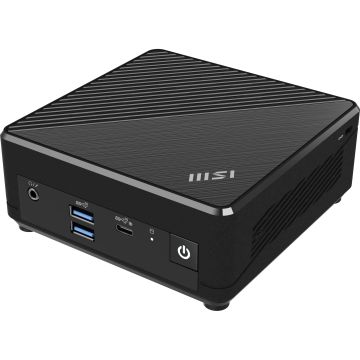 MSI Cubi N ADL S-078EU Intel® N N100 4 GB DDR4-SDRAM 128 GB SSD Windows 11 Pro Mini PC Zwart (9S6-B0A921-097) thumbnail