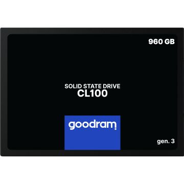 Goodram CL100 gen.3 960 GB 2.5" SATA III 3D NAND (SSDPR-CL100-960-G3) thumbnail