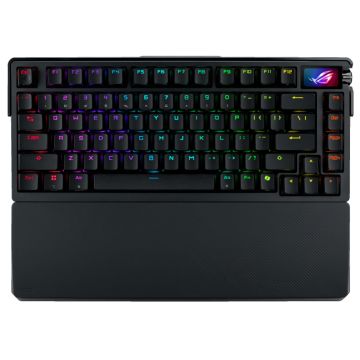 ASUS ROG Azoth Extreme toetsenbord Gamen USB + RF Wireless + Bluetooth QWERTY Engels Zwart (90MP03MA-BKUA01) thumbnail