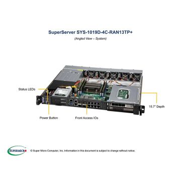 Super Micro BTO 8600663914 SYS-1019D-4C-RAN13TP+ (8600663914) thumbnail