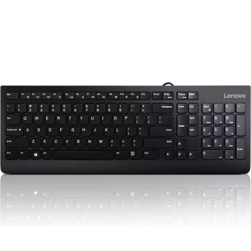 Lenovo USB Keyboard Slim DE - Black (00XH601) thumbnail