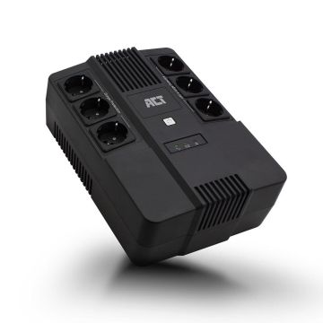 ACT Line Interactive UPS 600VA - met 6 geaarde stopcontacten (AC2300) thumbnail