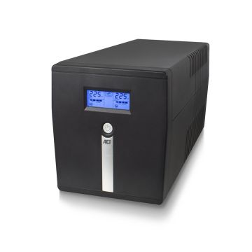 ACT Line Interactive UPS 1000VA - 600W met AVR, lcd-display (AC2310) thumbnail