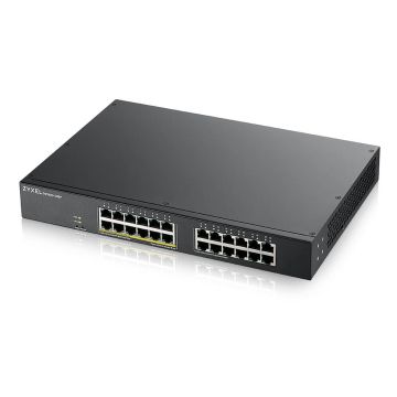 Zyxel GS1900-24EP Managed L2 Gigabit Ethernet (10/100/1000) Power over Ethernet (PoE) Zwart (GS1900-24EP-EU0101F) thumbnail