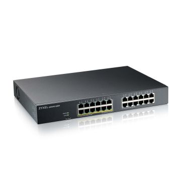 Zyxel GS1915-24EP Managed L2 Gigabit Ethernet (10/100/1000) Power over Ethernet (PoE) 1U Zwart (GS1915-24EP-EU0101F) thumbnail