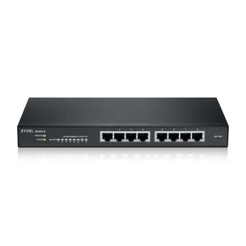 Zyxel GS1915-8 Managed L2 Gigabit Ethernet (10/100/1000) Zwart (GS1915-8-EU0101F) thumbnail
