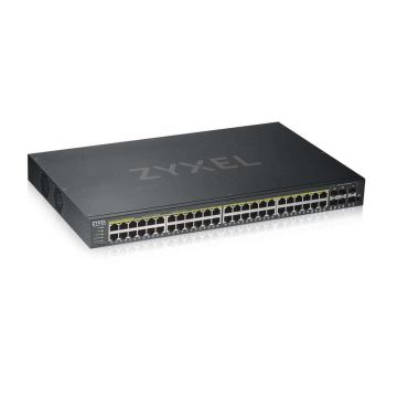 Zyxel GS1920-48HPV2 Managed Gigabit Ethernet (10/100/1000) Power over Ethernet (PoE) Zwart (GS1920-48HPV2-EU0101F) thumbnail