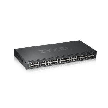 Zyxel GS1920-48V2 Managed Gigabit Ethernet (10/100/1000) Zwart (GS1920-48V2-EU0101F) thumbnail