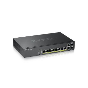 Zyxel GS2220-10HP-EU0101F netwerk-switch Managed L2 Gigabit Ethernet (10/100/1000) Power over Ethernet (PoE) Zwart (GS2220-10HP-EU0101F) thumbnail