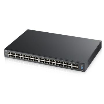 Zyxel XGS2210-52 Managed L2 Gigabit Ethernet (10/100/1000) 1U Zwart (XGS2210-52-EU0101F) thumbnail