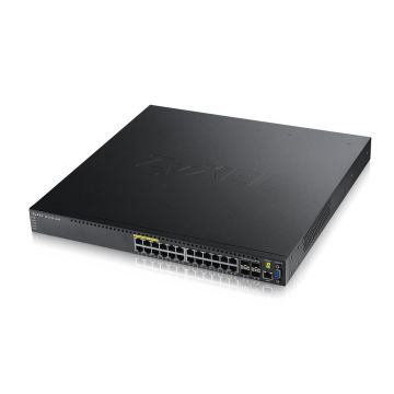 Zyxel XGS3700-24HP Managed L2+ Power over Ethernet (PoE) Zwart (XGS3700-24HP-ZZ0101F) thumbnail
