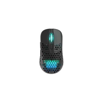 Xtrfy M42 RGB muis Ambidextrous RF Wireless + USB Type-C Optisch 19000 DPI (M42W-RGB-BLACK) thumbnail