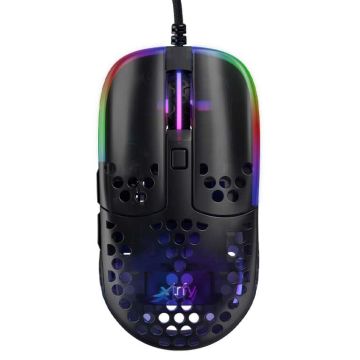 Xtrfy MZ1 Gaming Maus - schwarz - Maus - Optisc muis Ambidextrous USB Type-A Optisch 16000 DPI (MZ1-RGB-BLACK-TP) thumbnail