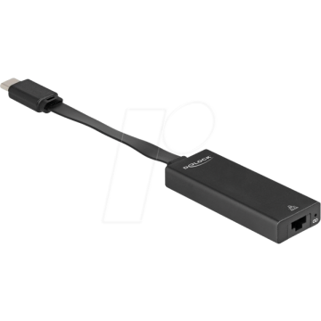 DELOCK USB Type-C Adapter zu Gigabit LAN slim (66246) thumbnail
