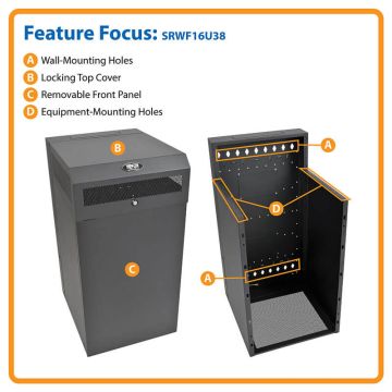 EATON TRIPPLITE 16U Server Rack (SRWF16U38) thumbnail
