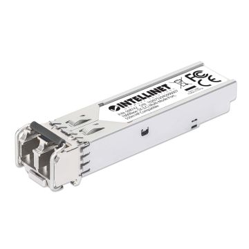 Intellinet Netwerk transceiver Gigabit SFP, 1000Base-SX (LC) multi-mode, 550 m, 850 nm, HPE-compatibel, equivalent aan HPE J4858A/J4858B/J4858C/J4858D, 3 jaar garantie (508742) thumbnail