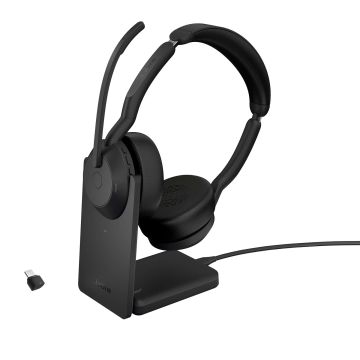 Jabra Evolve2 55 Headset Draadloos Hoofdband Kantoor/callcenter USB Type-C Bluetooth (25599-989-889) thumbnail