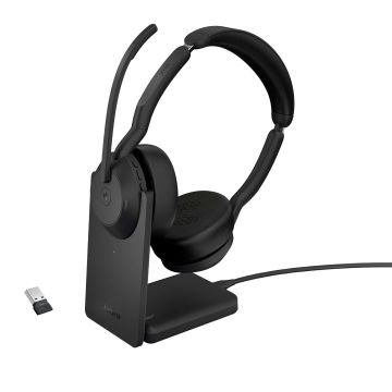 Jabra Evolve2 55 Headset Draadloos Hoofdband Kantoor/callcenter USB Type-C Bluetooth (25599-999-989) thumbnail
