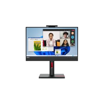 Lenovo ThinkCentre Tiny-In-One 24 Gen 5 computer monitor 60,5 cm (23.8") 1920 x 1080 Pixels Full HD LED Touchscreen Zwart (12NBGAT1EU) thumbnail