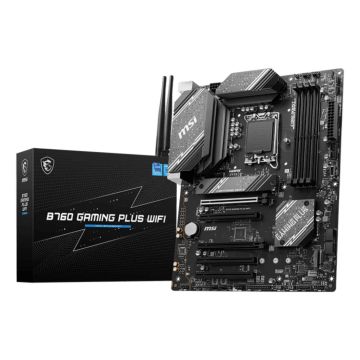 MSI B760 GAMING PLUS WIFI moederbord Intel B760 LGA 1700 ATX (7D98-007R) thumbnail