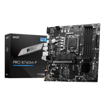 MSI PRO B760M-P moederbord Intel B760 LGA 1700 micro ATX (7E02-009R) thumbnail