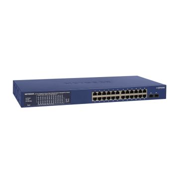 NETGEAR GS724TP Managed L2/L3/L4 Gigabit Ethernet (10/100/1000) Power over Ethernet (PoE) Blauw (GS724TP-300EUS) thumbnail
