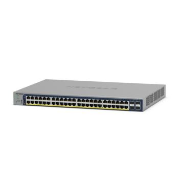 NETGEAR GS728TP Managed L2/L3/L4 Gigabit Ethernet (10/100/1000) Power over Ethernet (PoE) Grijs (GS728TP-300EUS) thumbnail