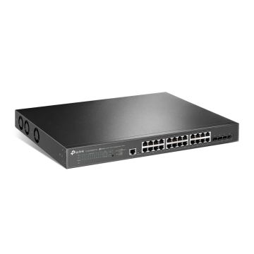 TP-Link TL-SG3428XPP-M2 netwerk-switch Managed L2+ 2.5G Ethernet (100/1000/2500) Power over Ethernet (PoE) 1U Zwart (TL-SG3428XPP-M2) thumbnail