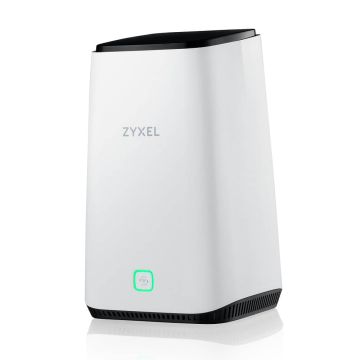 Zyxel FWA510 draadloze router Multi-Gigabit Ethernet Tri-band (2.4 GHz / 5 GHz / 5 GHz) 5G Zwart, Wit (FWA-510-EU0102F) thumbnail
