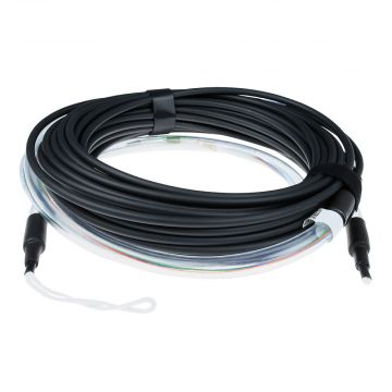 ACT 150 meter Multimode 50/125 OM3 indoor/outdoor kabel 4 voudig met LC connectoren