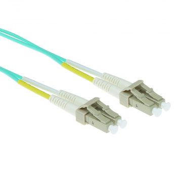 ACT RL9617 Glasvezel kabel 17 m 2x LC OM3 Aqua-kleur