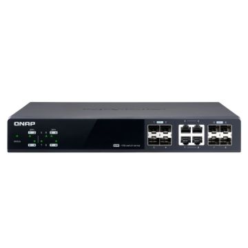 QNAP QSW-M804-4C netwerk-switch Managed 10G Ethernet (100/1000/10000) Zwart (QSW-M804-4C) thumbnail