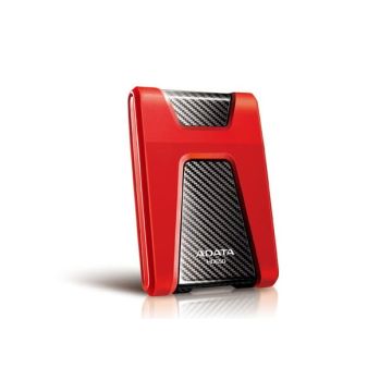 ADATA DashDrive Durable HD650 externe harde schijf 1 TB 2.5" USB 3.2 Gen 1 (3.1 Gen 1) Rood (AHD650-1TU31-CRD) thumbnail