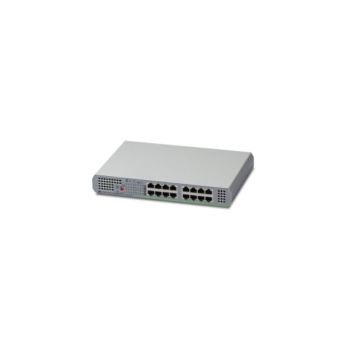 Allied Telesis AT-GS910/16-50 Unmanaged Gigabit Ethernet (10/100/1000) Grijs (AT-GS910/16-50) thumbnail