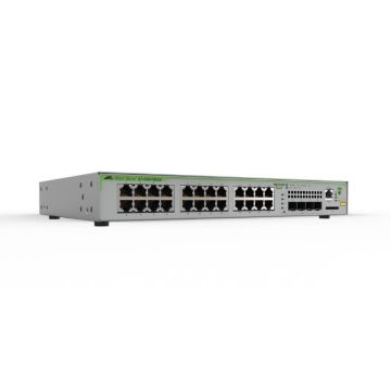 Allied Telesis AT-GS970M/18PS-50 Managed L3 Gigabit Ethernet (10/100/1000) 1U Grijs (AT-GS970M/18PS-50) thumbnail