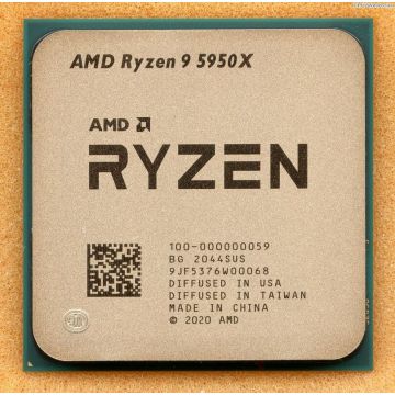 AMD AM4 Ryzen 9 16 Tray 5950X 3.4GHz MAX Boost 4.9GHz 16xCore 72MB 105W (100-000000059) thumbnail