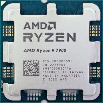 AMD Ryzen 9 7900 5.4GHz AM5 76MB Cache Tray (100-000000590) thumbnail